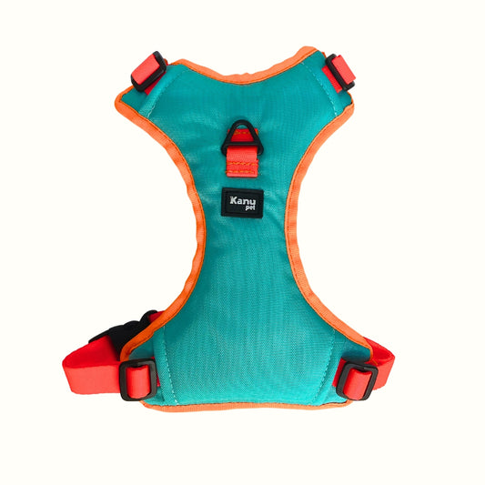 Pechera Verde Menta / Naranja Neon Kanu Pet para Perro