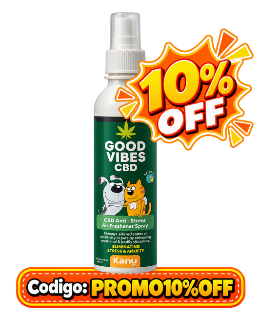 Spray Relajante de CBD Good Vibes para perro y gatos