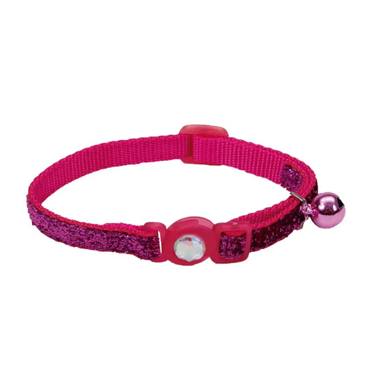 Collar Gato Brillante Fucsia para gatos