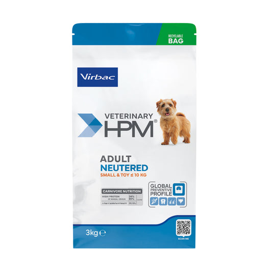 Alimento Seco Medicado Virbac Neutered Small & Toy para perro adulto