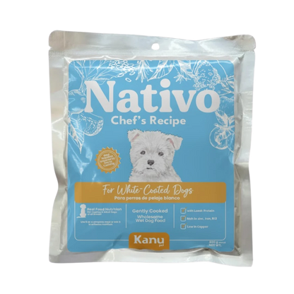 Alimento Húmedo Nativo Chef’s Recipe Pelo Blanco Kanu Pet para Perros
