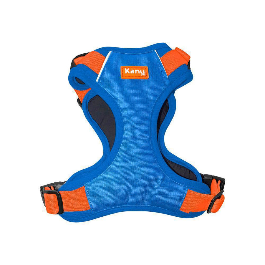 Pechera Acolchada Walker Naranja y Azul Kanu Pet para Perro
