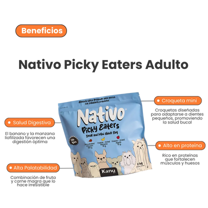 Alimento Seco Nativo Picky Eaters Adulto Mini Kanu Pet para Perro