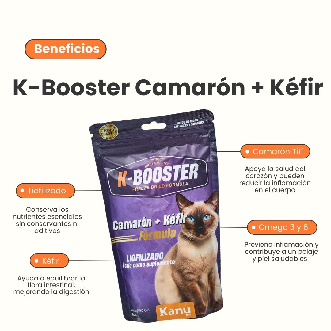 Alimento Para Gato K-Booster Camarón Kanu Pet Bolsa