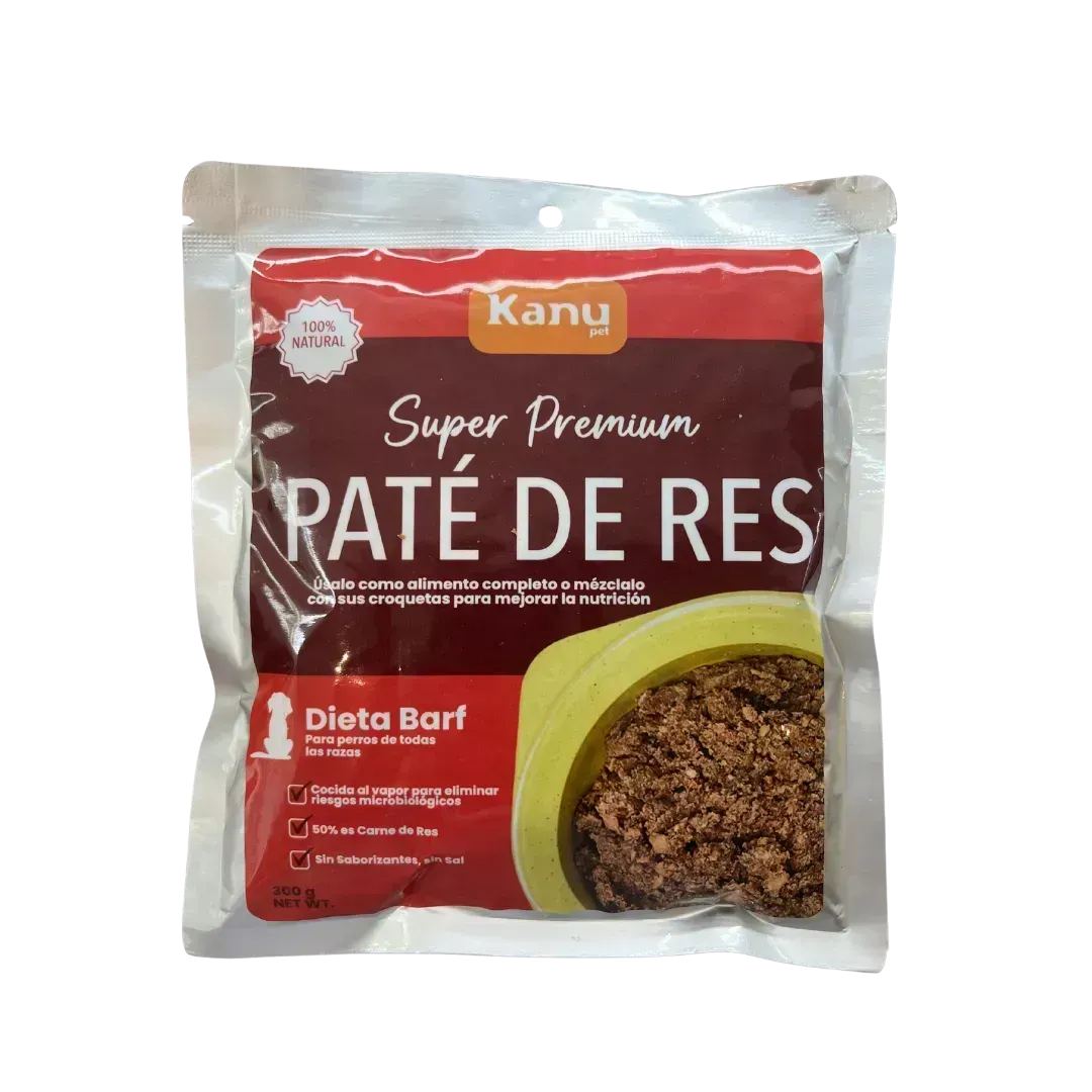 Alimento Húmedo Paté de Res Kanu Pet para Perros