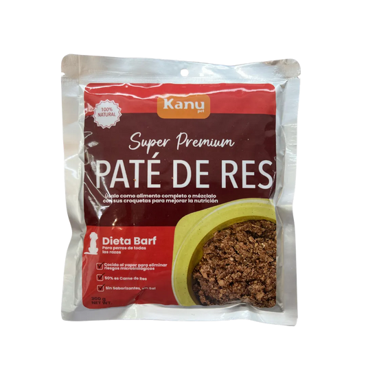 Alimento Húmedo Paté de Res Kanu Pet para Perros