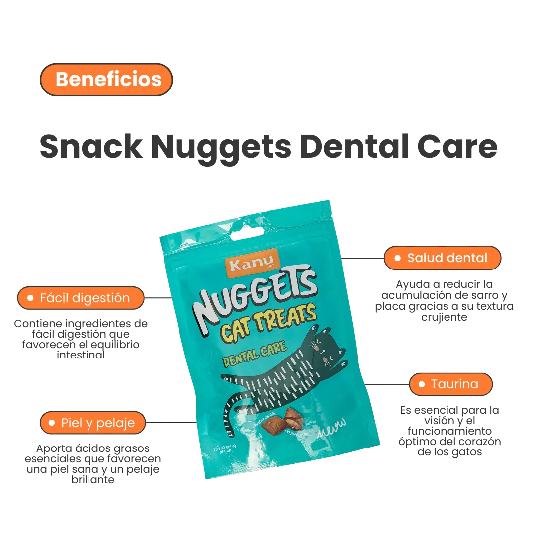 Snack Nuggets Dental Care Kanu Pet para Gato