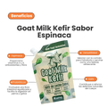 Kéfir Leche de cabra Espinaca Kanu Pet  para Perro y Gato Bolsa