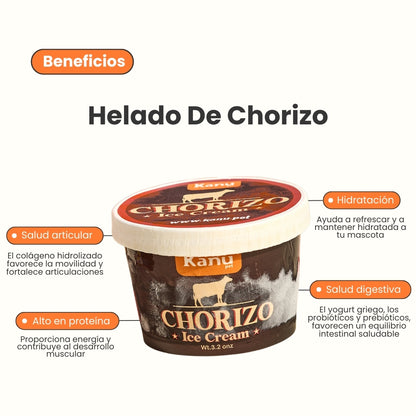 Kanu Helado Chorizo Para Perro y Gato