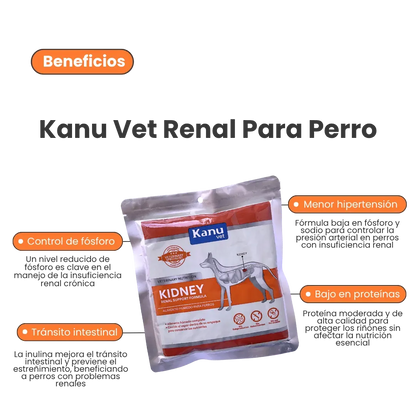 Alimento Húmedo Medicado Kanu Vet Renal - Kidney para Perros Adultos