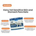 Alimento Seco Medicado Sensitive Skin & Stomach Kanu Vet para Gato Adultos
