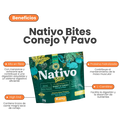 Alimento Seco Nativo Bites Conejo y Pavo Kanu Pet para Gato Adulto