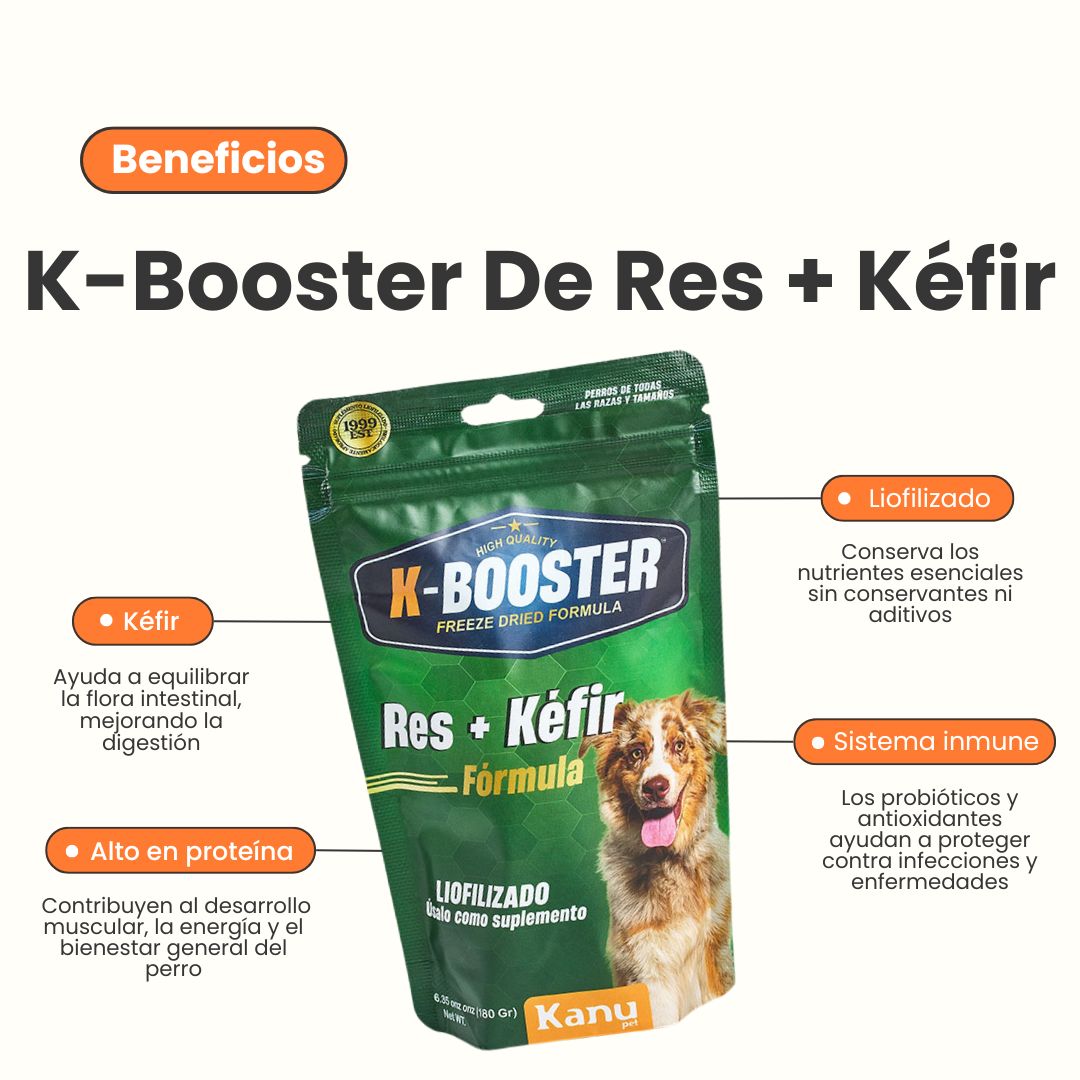 Alimento para Perro K-Booster Res Kanu Pet Bolsa x 180 g