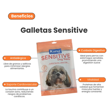 Snacks Kanu Vet Sensitive para perros