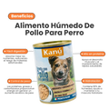 Alimento Húmedo de Pollo para Perro  Kanu Receta Con Pollo