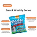 Snacks Huesos Medianos con Sabores surtidos Kanu Weekly Bones para Perro