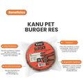 Alimento Congelado Burger sabor Carne Kanu Pet para Perros 100% Comida Real