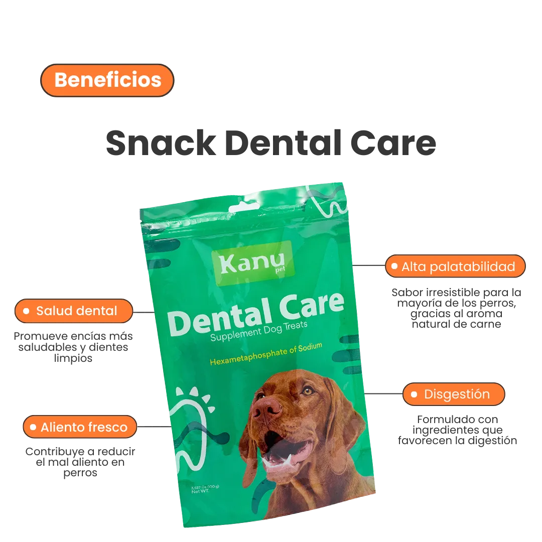 Nuggets Dental Care para la placa y el sarro Kanu Pet para Perro