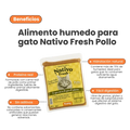 Alimento Congelado Nativo Fresh Pollo Kanu Pet para Gato Adulto y Cachorro