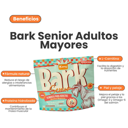 Alimento Seco Bark Senior Pollo Kanu Pet para Perros todas las razas