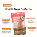 Snack Oreja de Cerdo Deshidratda Kanu Pet para Perro