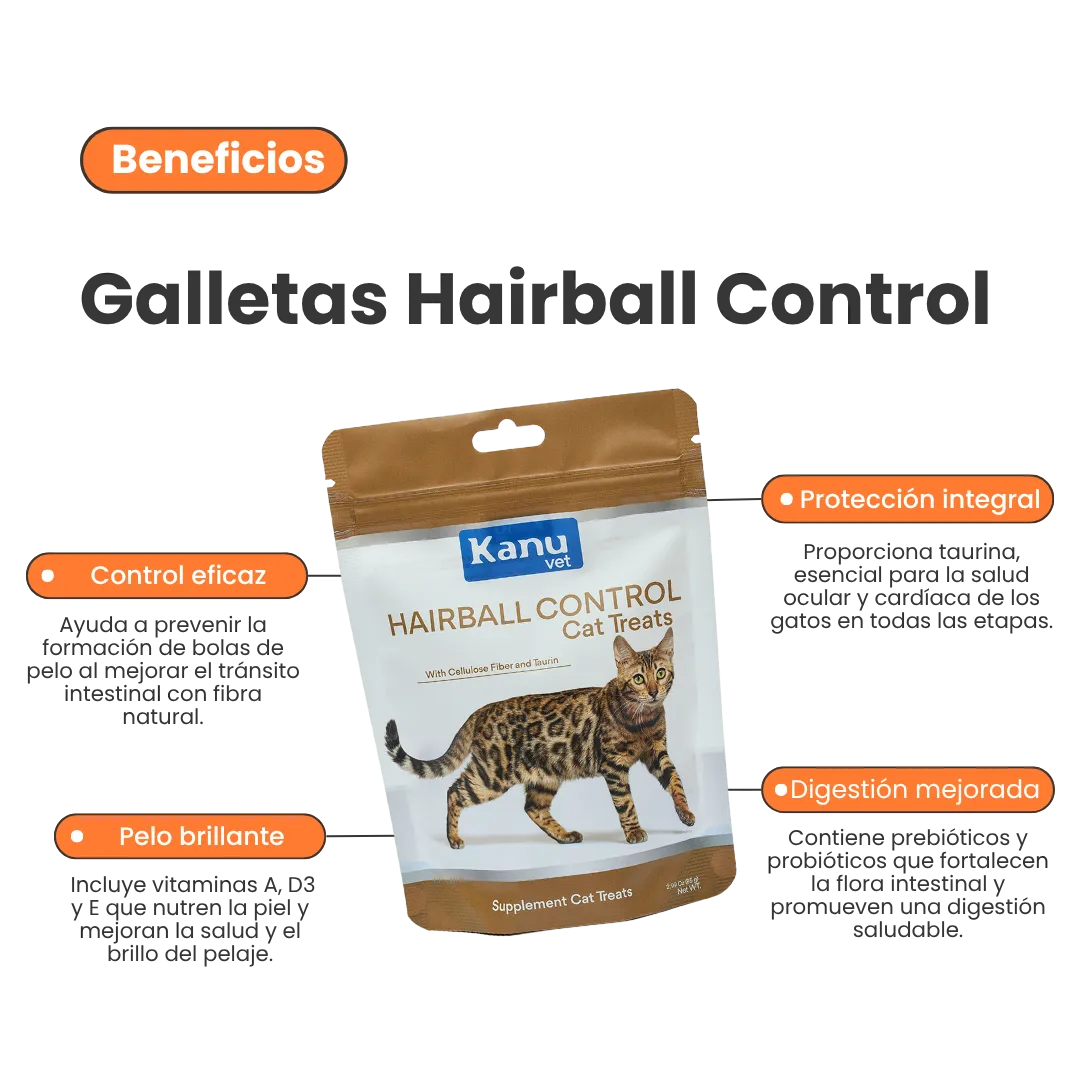 Snacks Nuggets Hairball Control para Gatos