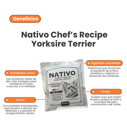 Alimento Húmedo Nativo Chef’s Recipe Yorkshire Terrier Kanu Pet para Perros