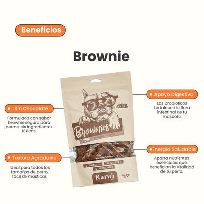 Galletas Brownies Kanu Pet para perros