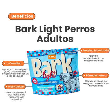 Alimento Seco Kanu Pet Bark Light Kanu Pet para Perro Adulto todas las razas con Pollo Bajo en Grasa