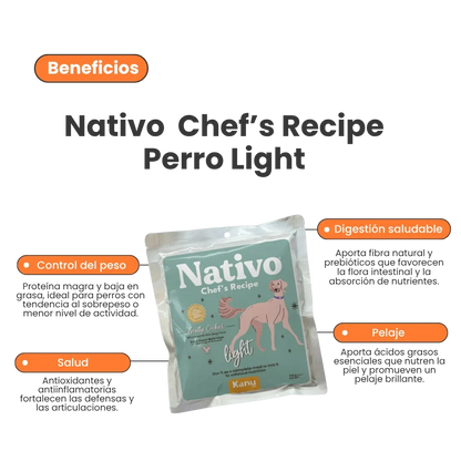 Alimento Húmedo Nativo Chef’s Recipe Light Pollo Kanu Pet para Perros