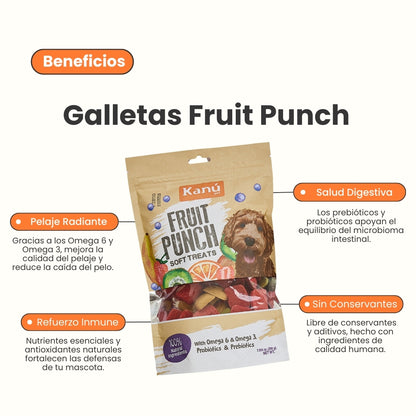 Galleta Fruit Punch Kanu Pet para perros