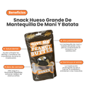 Snack Hueso Grande de Mantequilla de Maní y Batata Kanu Pet Hueso para Perro