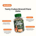 Snack Liofilizado Tasty Cubes Brocoli para Gatos, Bajas en Calorías