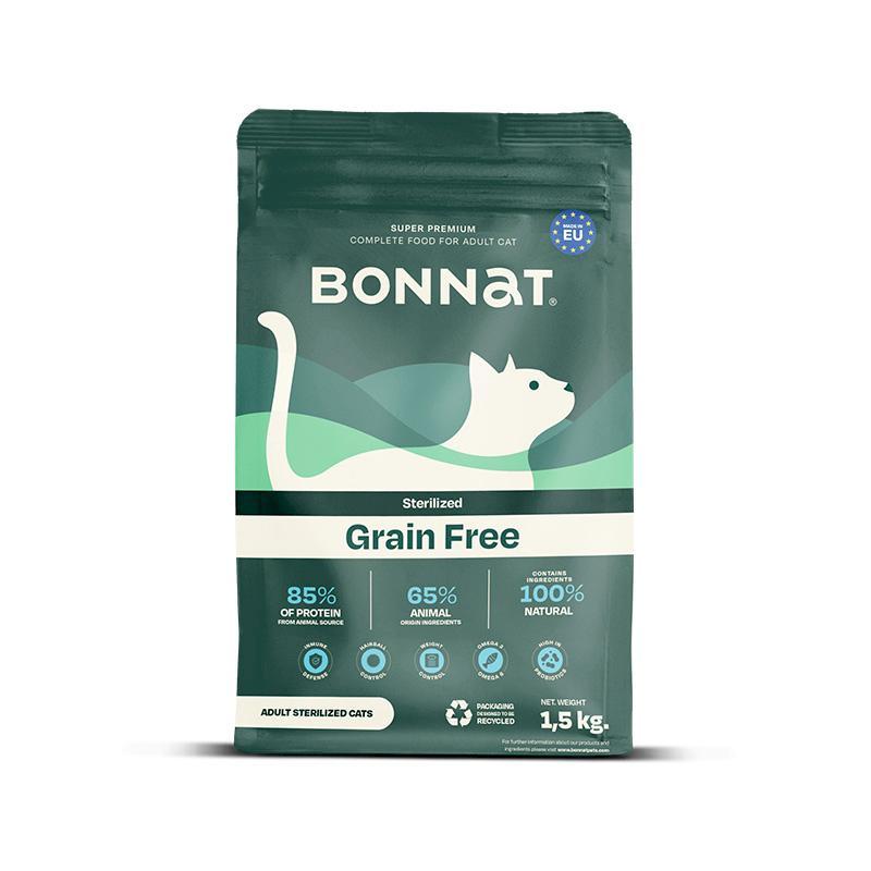 Alimento Seco Bonnat Grain Free Feline Sterilized