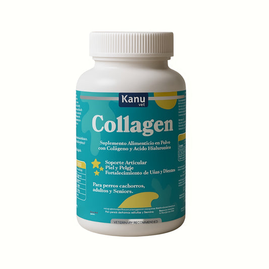 Suplemento Flex Collagen en Polvo con Colágeno y Ácido Hialurónico Kanu Vet para Perros