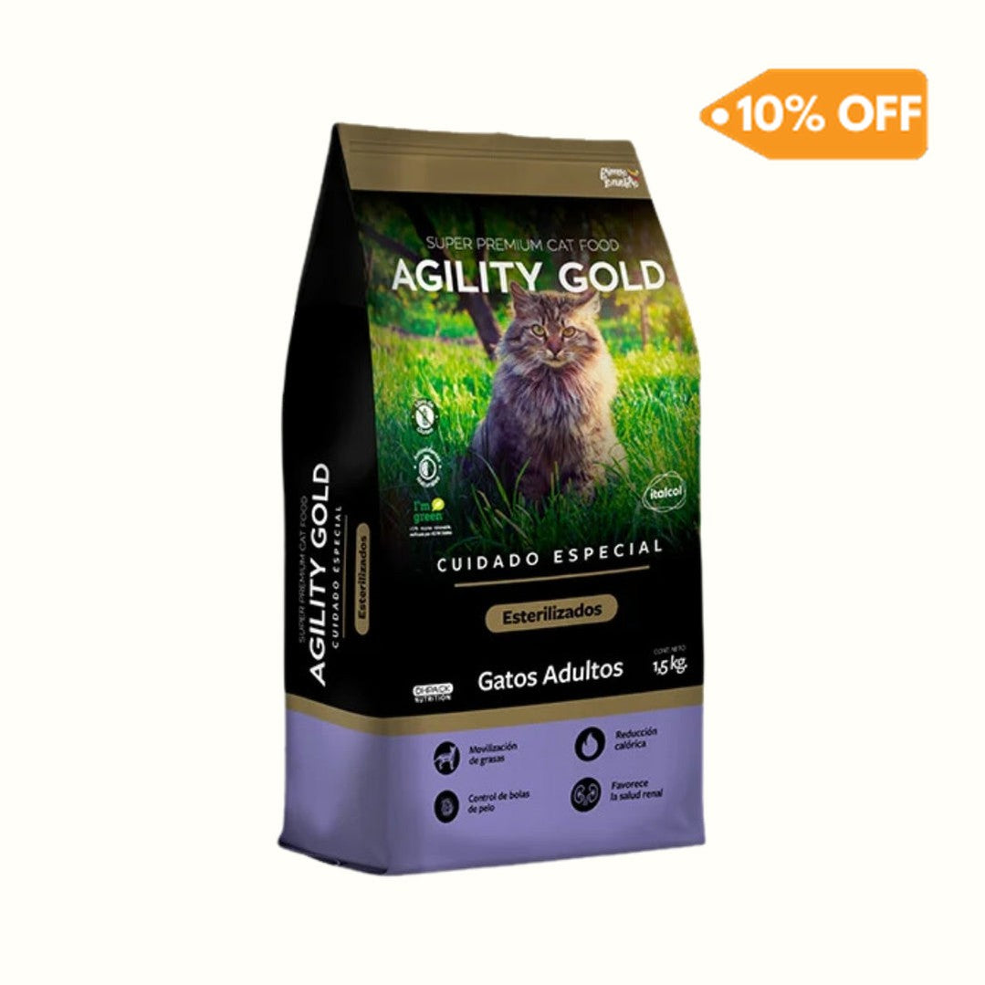 Alimento Para Gato Agility Gold Esterilizados