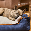 Cama Rectangular Ovejero Azul / Caramelo Kanu Pet para Perro