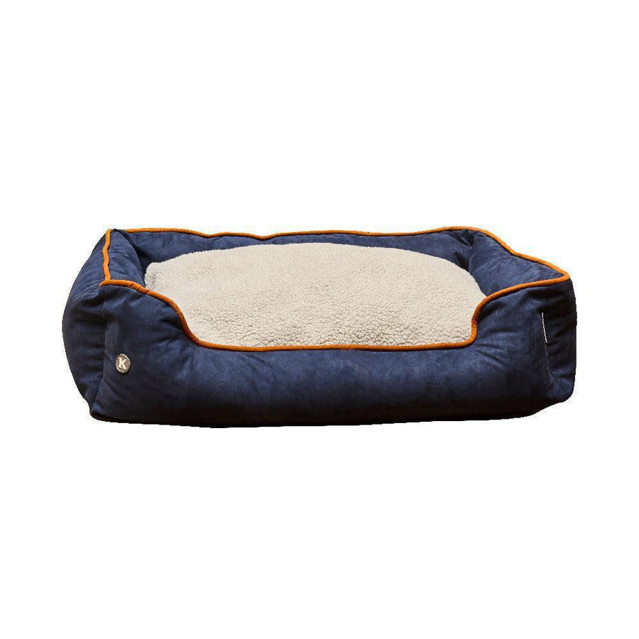 Cama Rectangular Ovejero Azul / Caramelo Kanu Pet para Perro