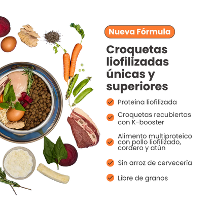 Alimento Seco Nativo K-Booster Pollo Cordero y Atún Kanu Pet para Perro Cachorro