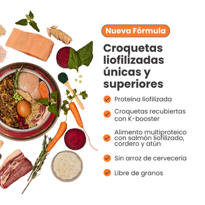 Alimento Seco Nativo K-Booster Salmón Pollo Cordero y Atún Kanu Pet para Perro Cachorro