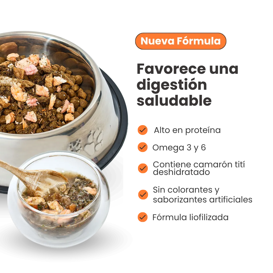 Alimento Liofilizado Para Gato K-Booster Camarón Kanu Pet Bolsa