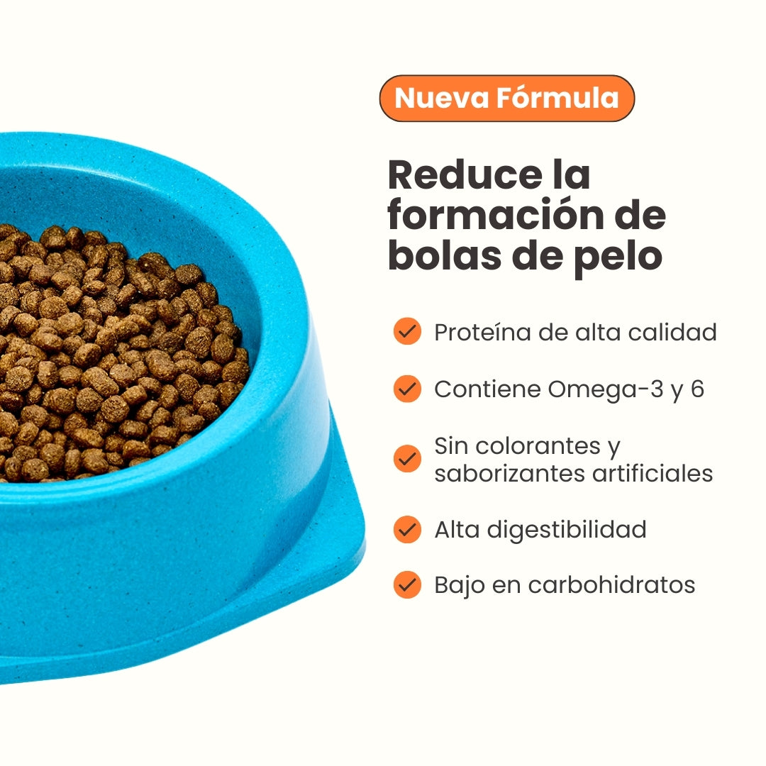 Alimento Seco Nativo HairBall para Gato Adulto Kanu Pet