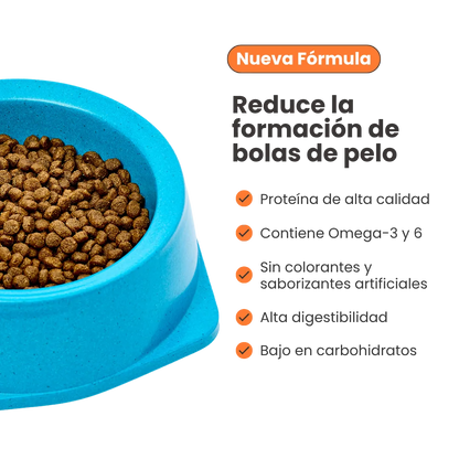 Alimento Seco Nativo HairBall Kanu Pet para Gato Adulto
