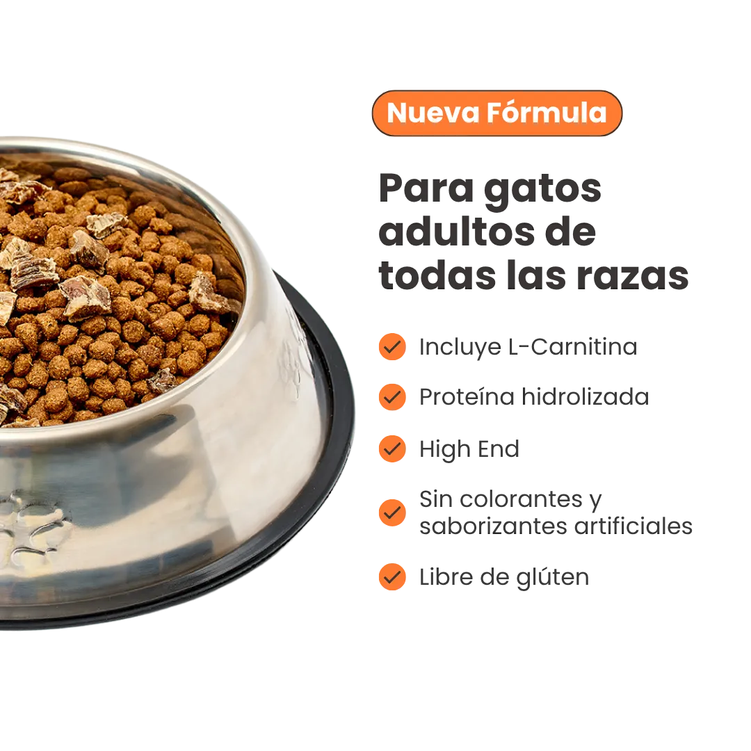 Alimento Seco Nativo Bites Conejo y Pavo Kanu Pet para Gato Adulto