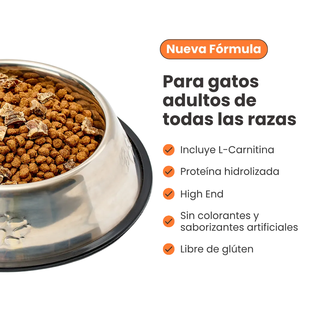 Alimento Seco Nativo Bites Conejo y Pavo Kanu Pet para Gato Adulto