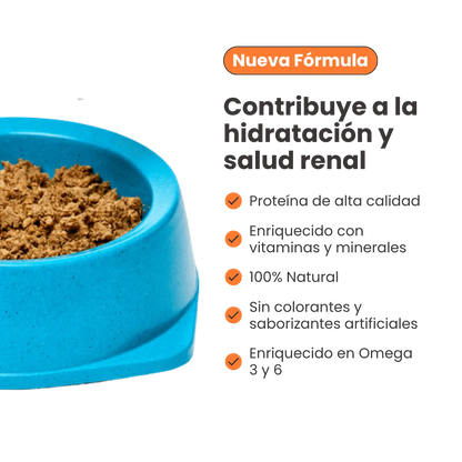 Alimento Húmedo Completo Chef's Recipe Salmón Kanu Pet para Gatos