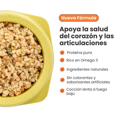 Alimento Congelado Nativo Fresh sabor a Salmón y Wakame Kanu Pet para Perros. 100% Comida Real