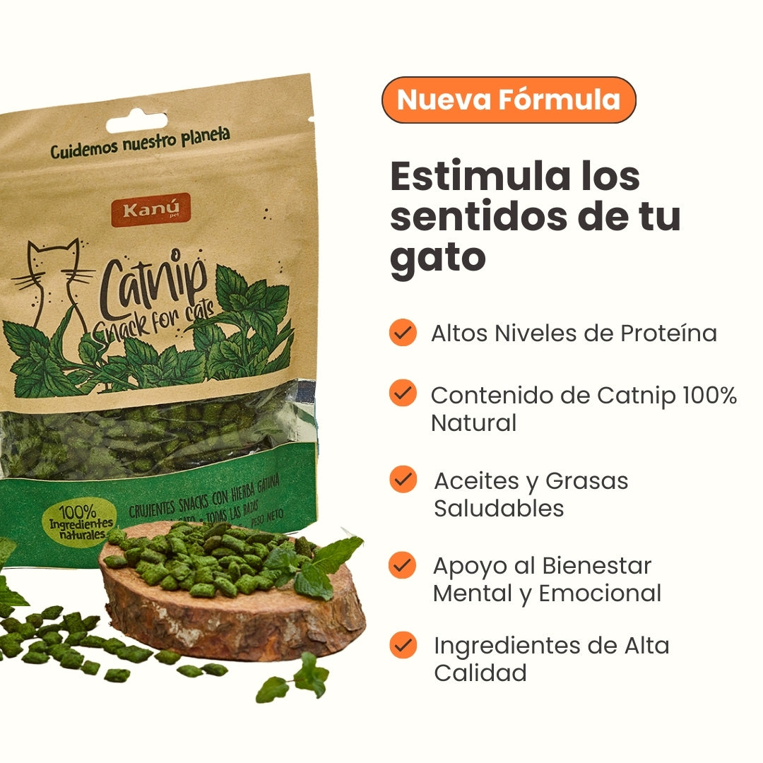 Snacks Galletas Kanu Pet Catnip para Gato