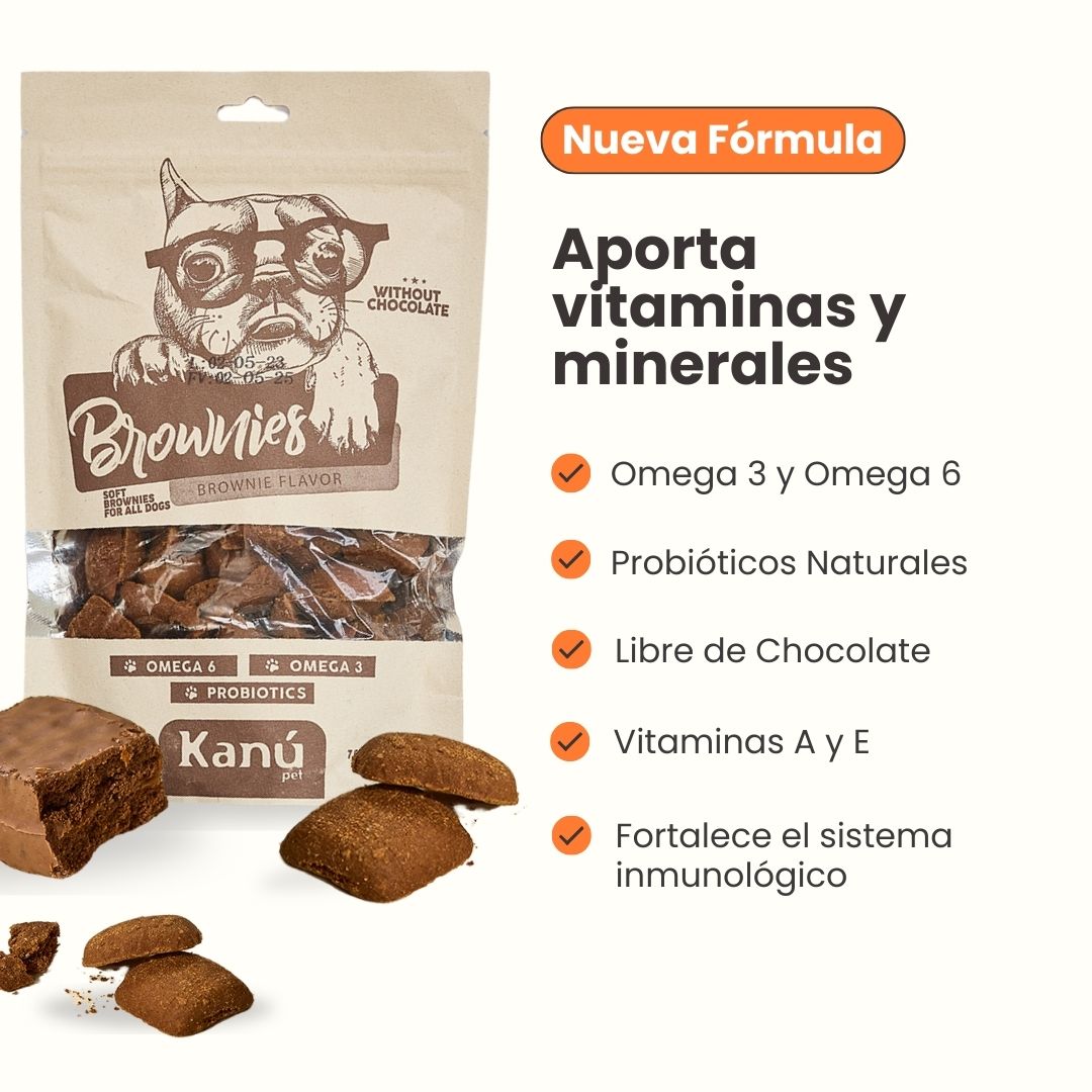 Galletas Brownies Kanu Pet para perros