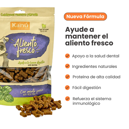 Galleta Aliento Fresco Kanu Pet para perros